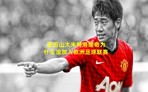 亚历山大米特洛维奇为什么没加入欧洲足球联赛